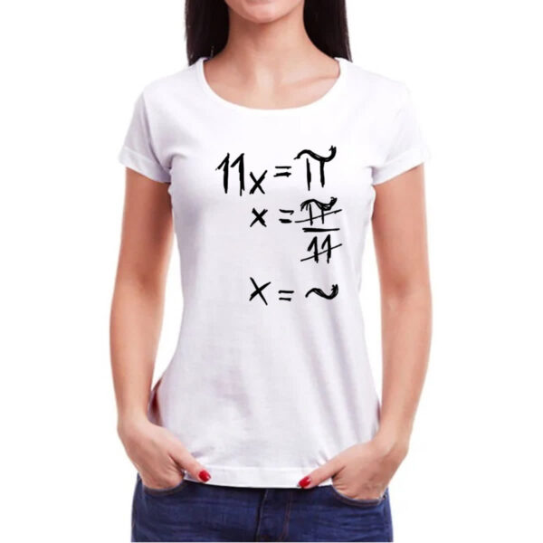 Camiseta Baby Look Equacao matematica PI TIL - Imagem 3