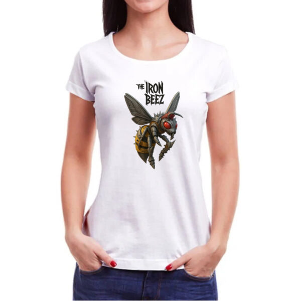 Camiseta Baby Look The Iron Beez - Imagem 3