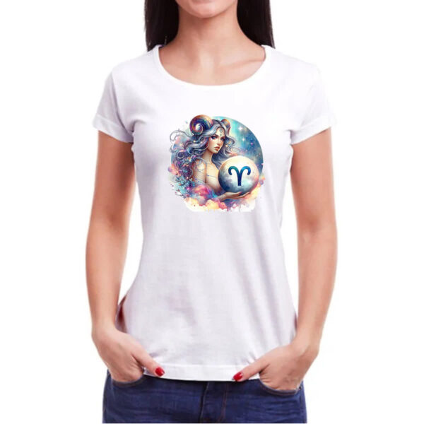 Camiseta Baby Look Signo Diva de Aries - Imagem 3