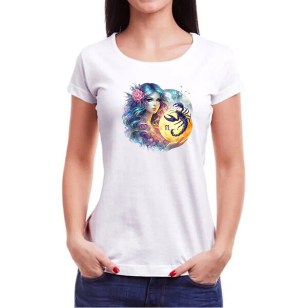 Camiseta Baby Look Signo Diva de Escorpiao - Imagem 3