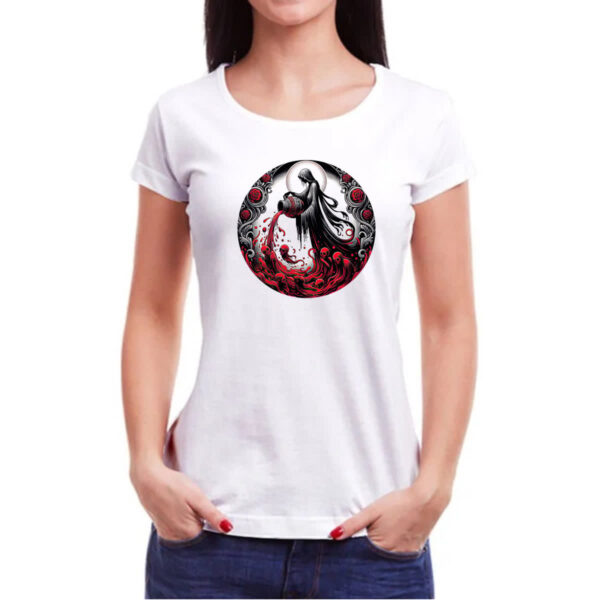 Camiseta Baby Look Signo Gotico de Aquario - Imagem 3