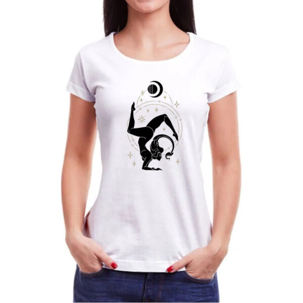 Camiseta Baby Look Signo Yoga Escorpiao - Imagem 3