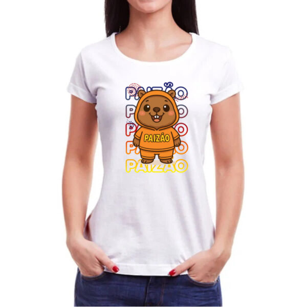 Camiseta Baby Look Capivara Paizao Paizao - Imagem 3