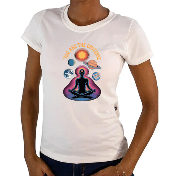 Camiseta Baby Look You are the universe - Imagem 4