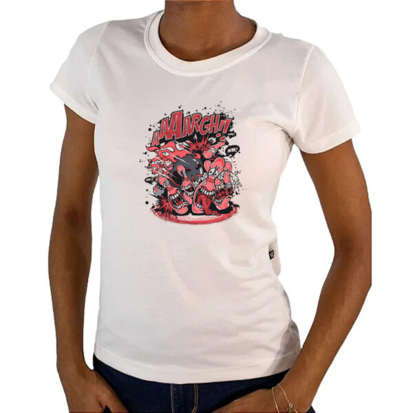 Camiseta Baby Look Bolliche Psicodelico - Imagem 4