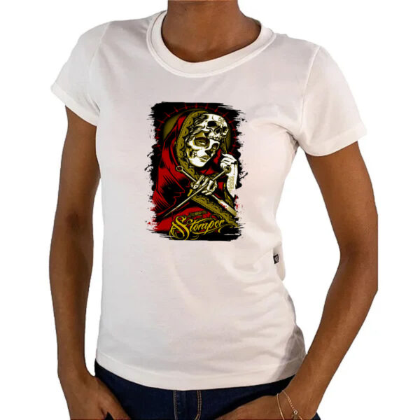 Camiseta Baby Look Catrina Big Stomper - Imagem 4