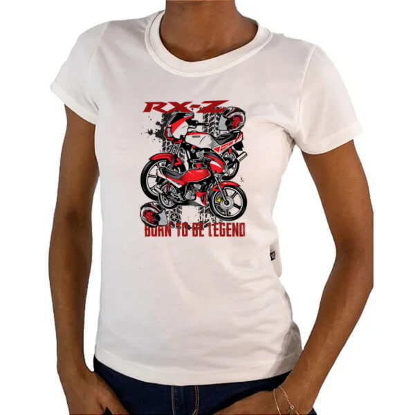 Camiseta Baby Look RX-Z Born To The Legend - Imagem 4