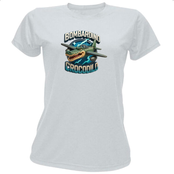 Camiseta Baby Look Bombardino Crocodilo