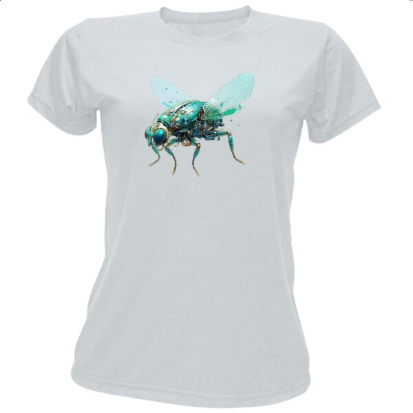 Camiseta Baby Look Mosca robo