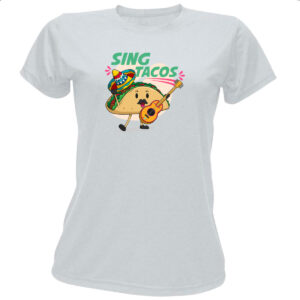 Camiseta Baby Look Tacos Cantor