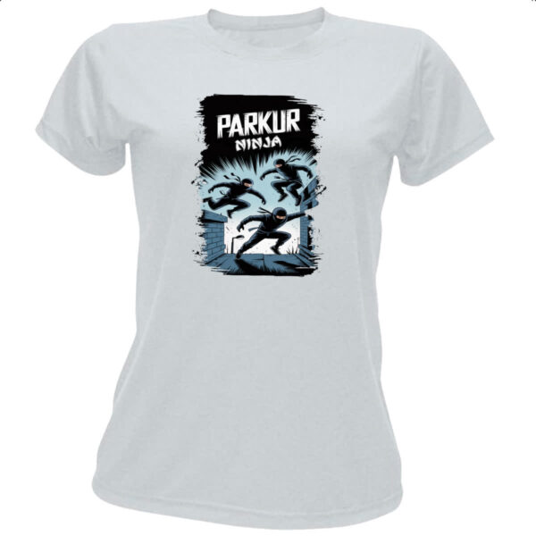 Camiseta Baby Look Parkur Ninja