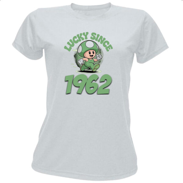 Camiseta Baby Look Lucky Since 1962