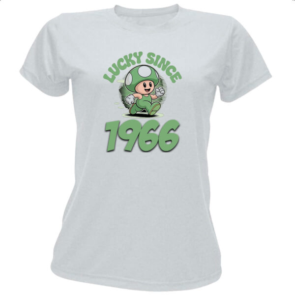 Camiseta Baby Look Lucky Since 1966