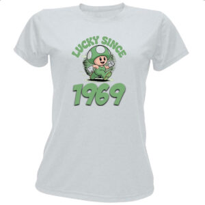 Camiseta Baby Look Lucky Since 1969