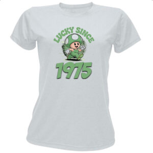 Camiseta Baby Look Lucky Since 1975