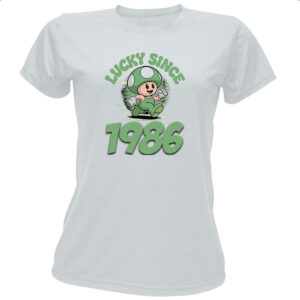 Camiseta Baby Look Lucky Since 1986
