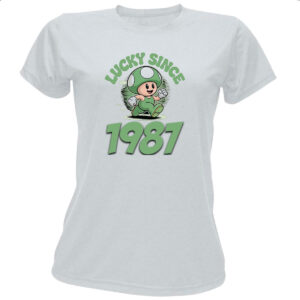 Camiseta Baby Look Lucky Since 1987