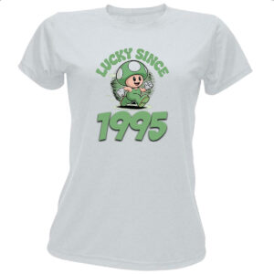 Camiseta Baby Look Lucky Since 1995