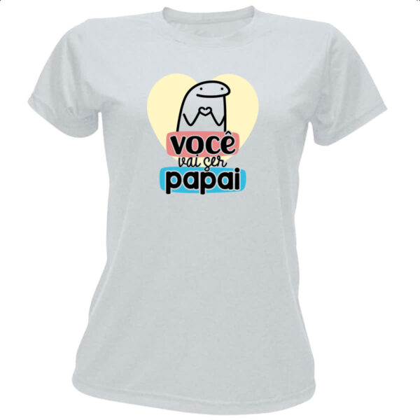 Camiseta Baby Look Dia dos Pais Flork Papai