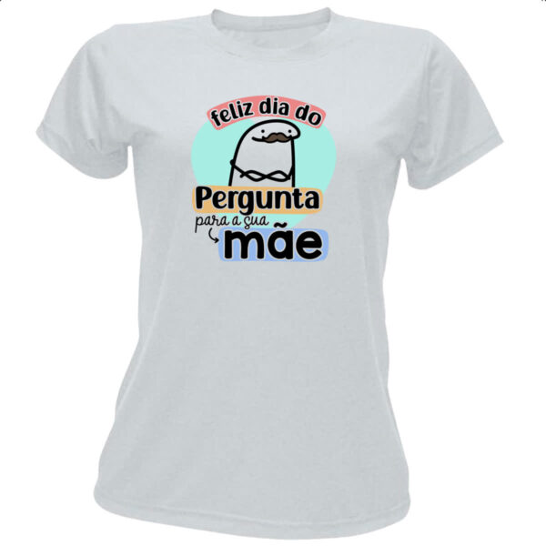 Camiseta Baby Look Dia dos Pais Flork Pergunta