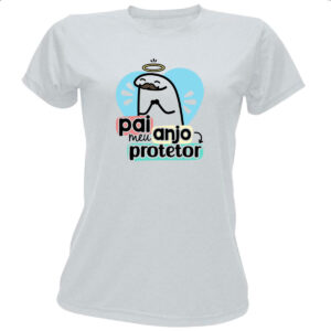 Camiseta Baby Look Dia dos Pais Flork Protetor