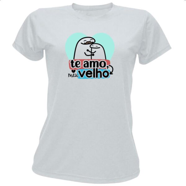 Camiseta Baby Look Dia dos Pais Flork Velho