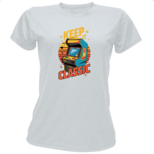 Camiseta Baby Look Arcade Keep it Classic