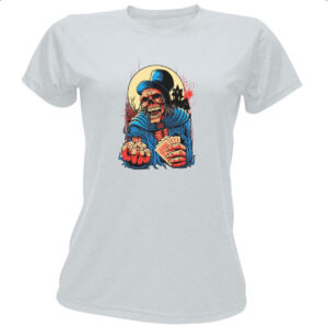 Camiseta Baby Look Caveira Cassino