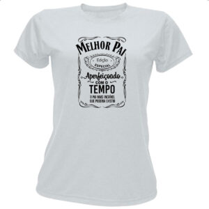 Camiseta Baby Look Melhor pai edicao especial