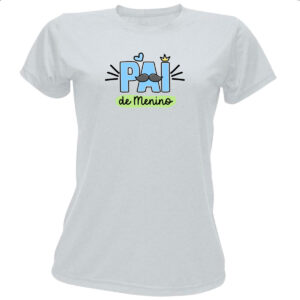 Camiseta Baby Look Pai de Menino