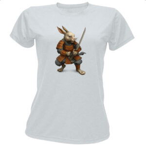 Camiseta Baby Look Coelho Samurai