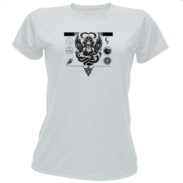 Camiseta Baby Look Lilith Simbologia