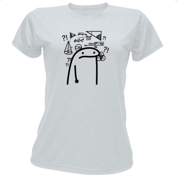 Camiseta Baby Look Flork Meme Matematica