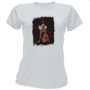 Camiseta Baby Look Anime Signo de Aries