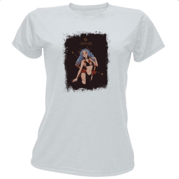 Camiseta Baby Look Anime Signo de Cancer