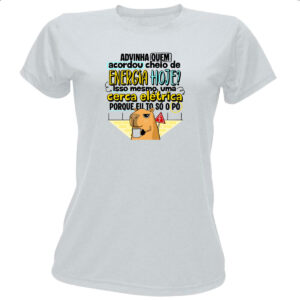 Camiseta Baby Look Capivara Energia hoje