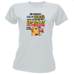 Camiseta Baby Look Capivara Ser de Luz