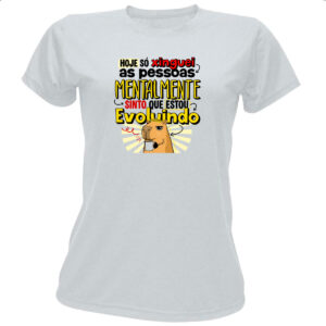 Camiseta Baby Look Capivara Xinguei Mentalmente