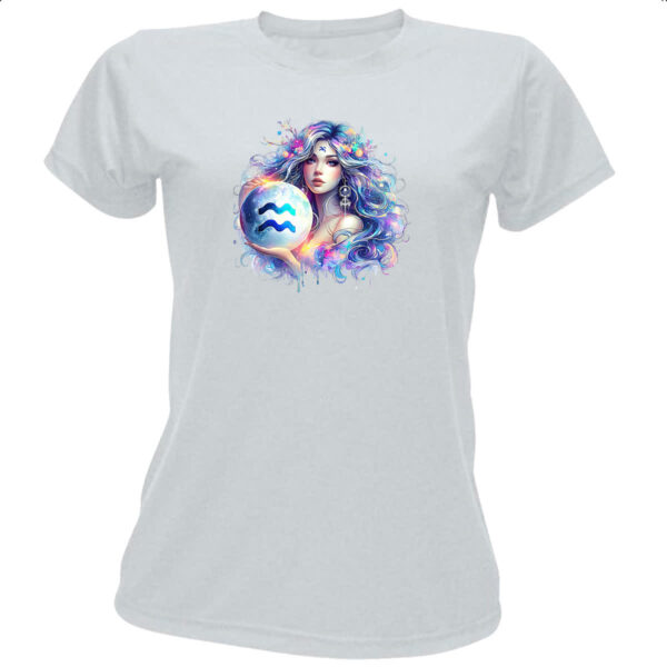 Camiseta Baby Look Signo Diva de Aquario