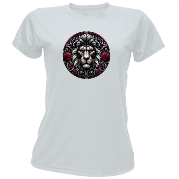 Camiseta Baby Look Signo Gotico de Leao