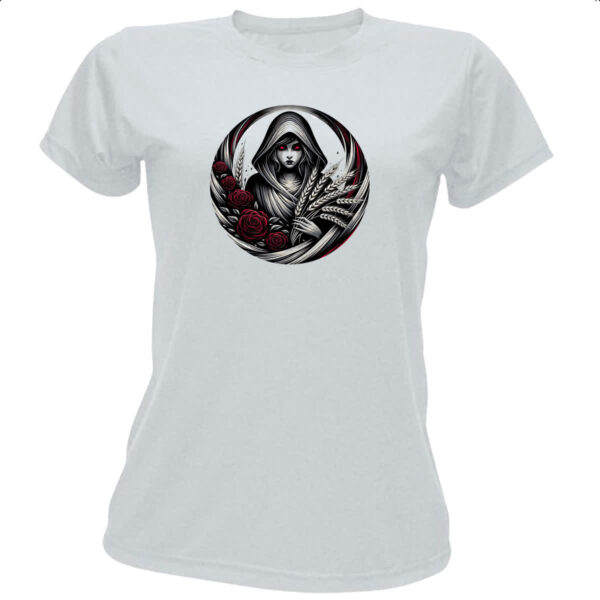 Camiseta Baby Look Signo Gotico de Virgem