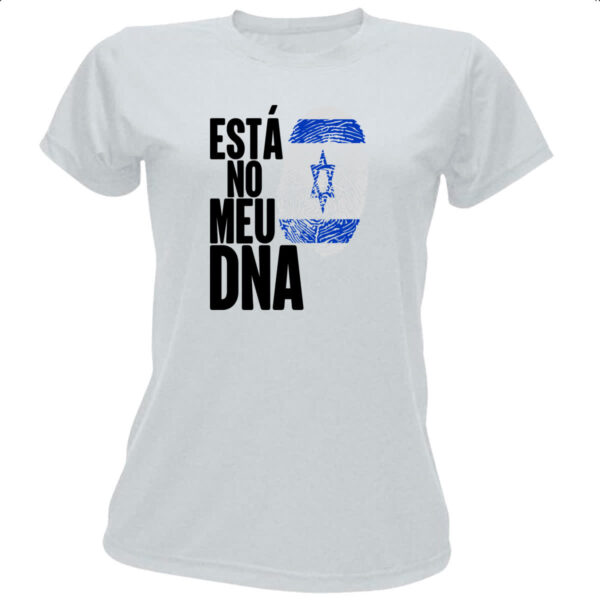 Camiseta Baby Look Esta no meu DNA Israel
