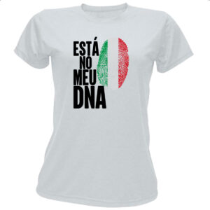 Camiseta Baby Look Esta no meu DNA Italia