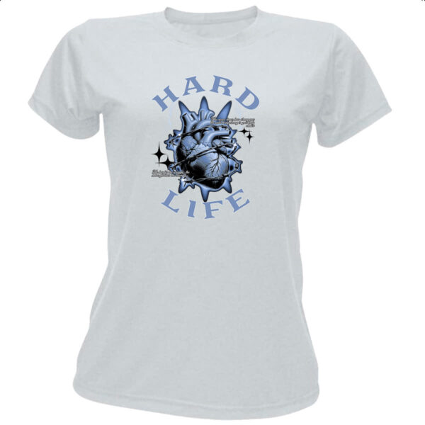 Camiseta Baby Look Hard Life