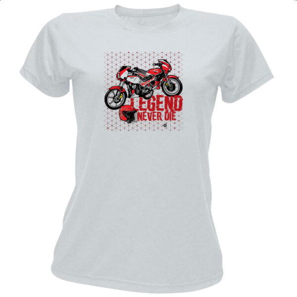Camiseta Baby Look RX-Z Legend Never Die