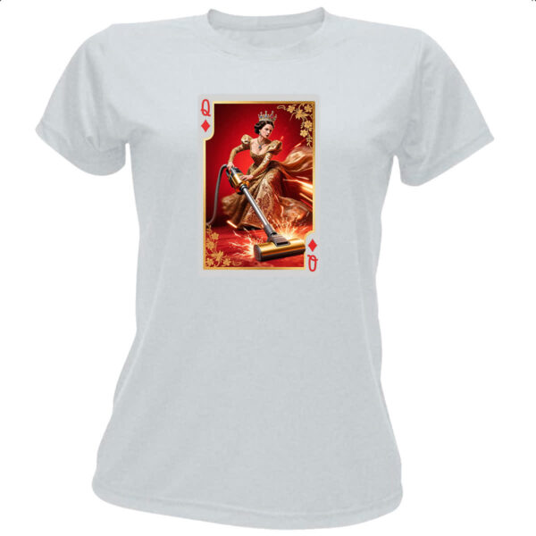 Camiseta Baby Look Rainha da limpeza