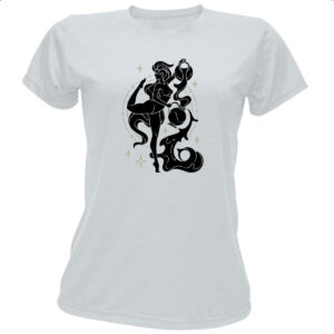 Camiseta Baby Look Signo Yoga Aquario