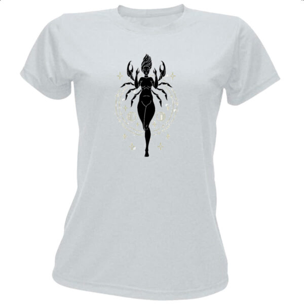Camiseta Baby Look Signo Yoga Cancer