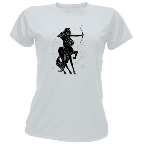 Camiseta Baby Look Signo Yoga Sagitario