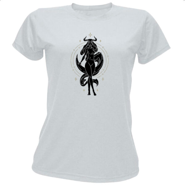 Camiseta Baby Look Signo Yoga Touro